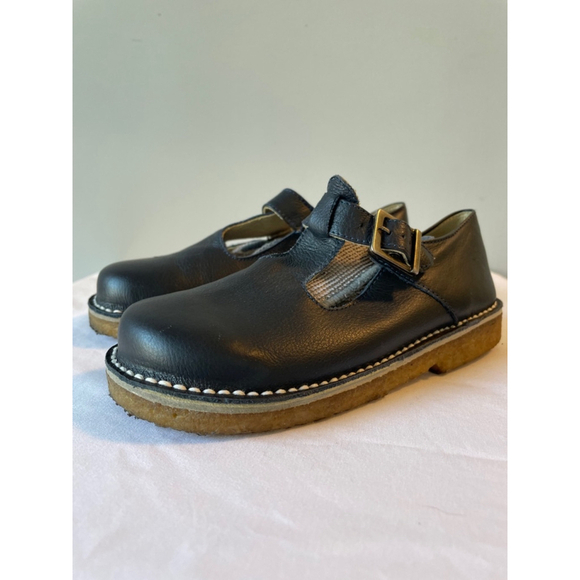 Little Raggio Other - Little Raggio, navy blue Mary Jane leather toddler shoe, Euro 29, US 12